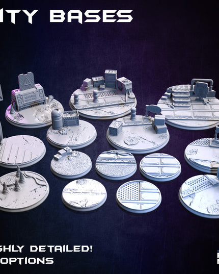 Cyberpunk City Bases - Night Market Collection