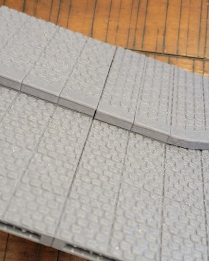 OpenLOCK City Street Tiles with raised sidewalks