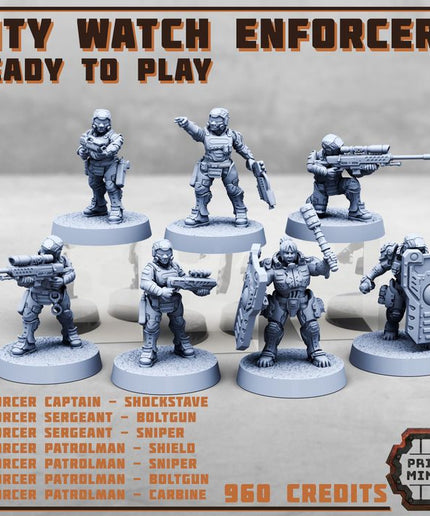 City Watch Enforcers - Ready to Play Gang