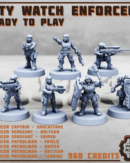 City Watch Enforcers - Ready to Play Gang