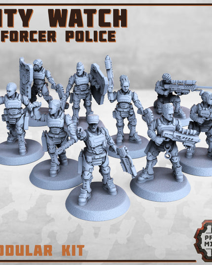 City Watch Police Enforcers x9