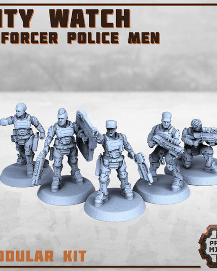 City Watch Police Enforcers x9
