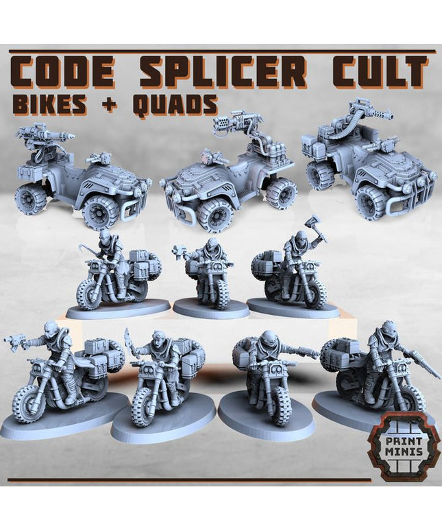 Code Splicer Cult - Bikes, Quads + Riders