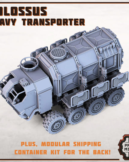 Colossus Heavy Transport with Container