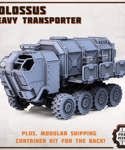 Colossus Heavy Transport with Container