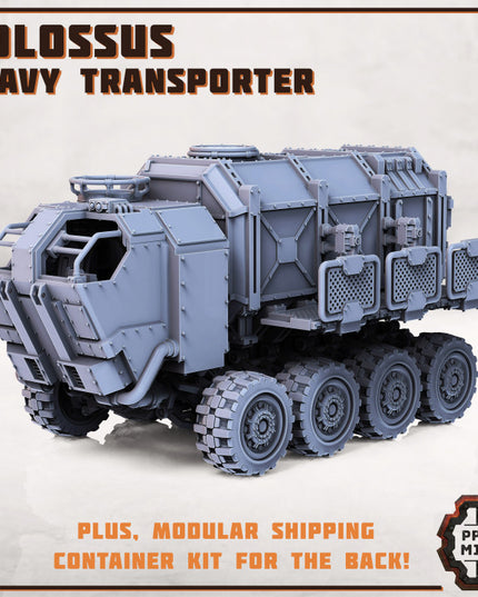 Colossus Heavy Transport with Container
