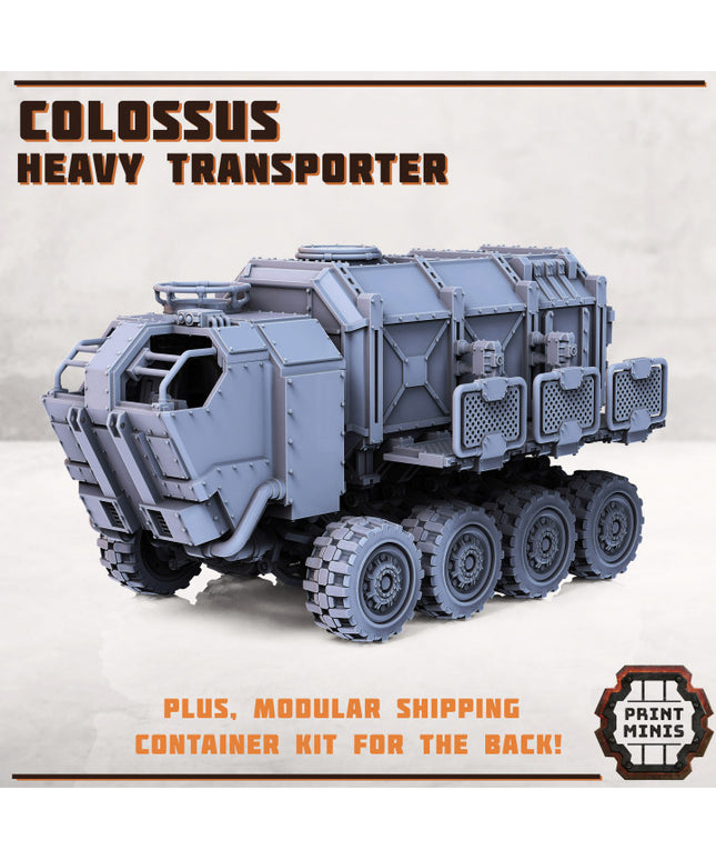 Colossus Heavy Transport with Container