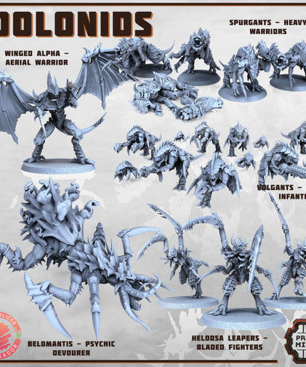 Idolonid Aliens - Combat Unit 3D File Logo