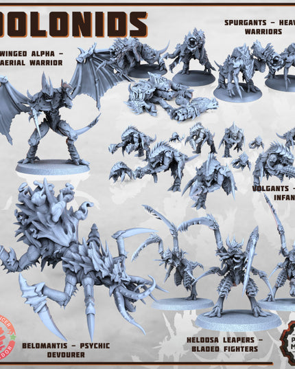 Idolonid Aliens - Combat Unit 3D File Logo