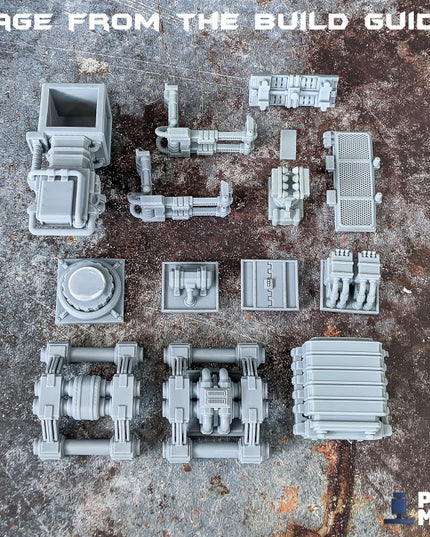 Dockyard Crane & Modular Buildings Set - Ironside Docks Collection