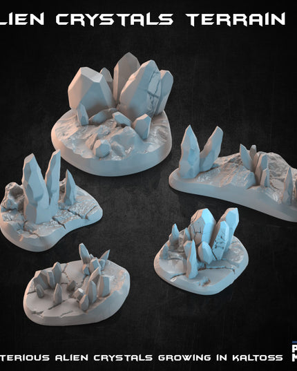 13x Alien Plants & Crystals - Terrain Kit - Expedition Collection