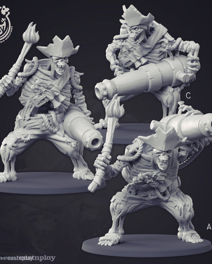 Deadly Cannon Skeleton