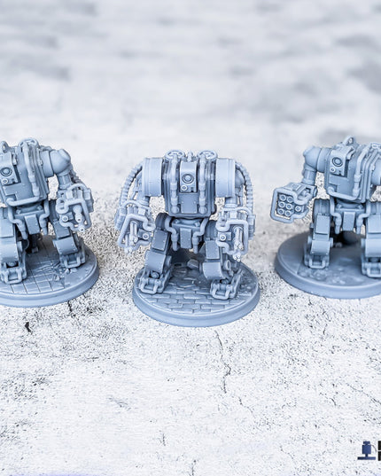 Defender Class Robots x3 (modular) - Automata Collection