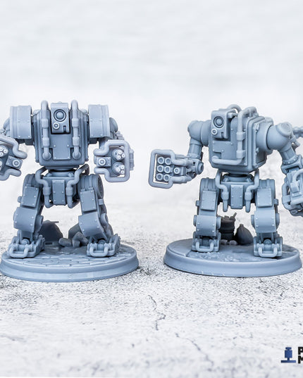Defender Class Robots x3 (modular) - Automata Collection