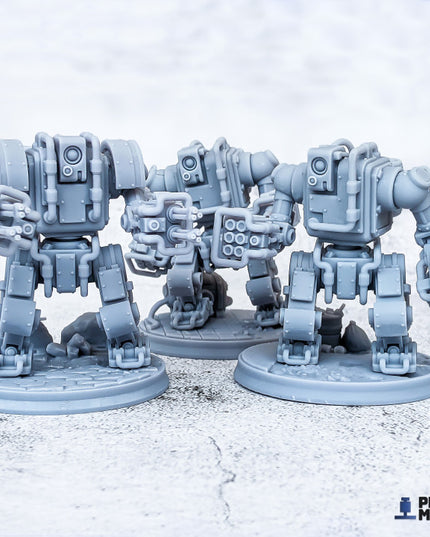 Defender Class Robots x3 (modular) - Automata Collection