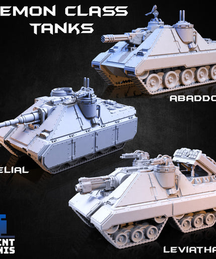 Demon Class Tanks - Modular Kit - Narok Prison Collection