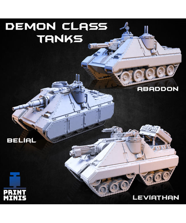 Demon Class Tanks - Modular Kit - Narok Prison Collection