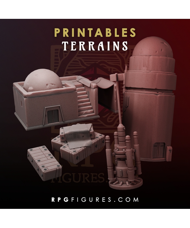 Desert Sci-Fi Pack / FDM Print