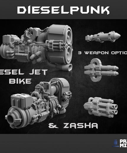 Diesel Bike & Rider - Dieselpunk Collection