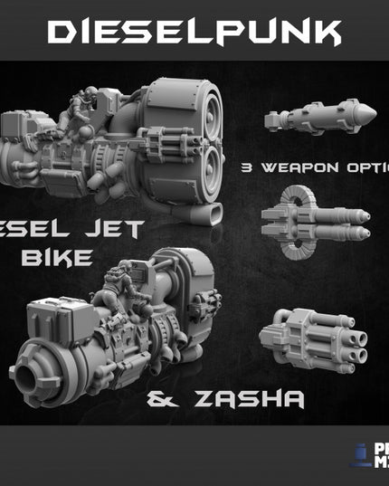 Diesel Bike & Rider - Dieselpunk Collection