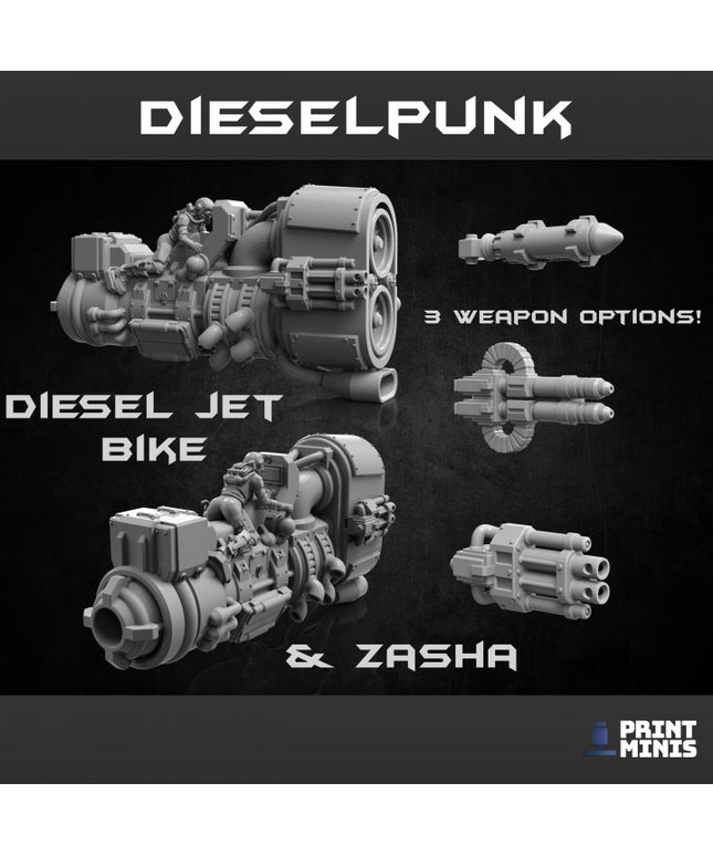 Diesel Bike & Rider - Dieselpunk Collection