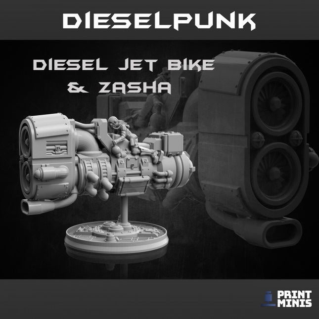 Diesel Bike & Rider - Dieselpunk Collection