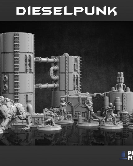 Diesel Oil Refinery - Dieselpunk Collection