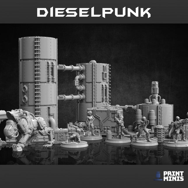 Diesel Oil Refinery - Dieselpunk Collection