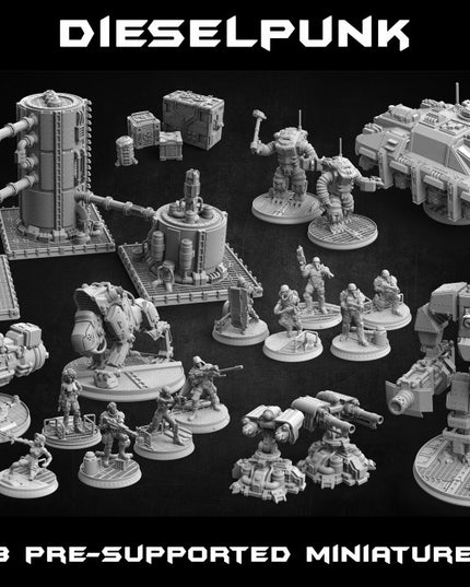 Dieselpunk Collection - fight The Authority as diesel heroes!
