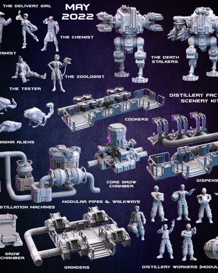 The Distillery Factory Collection - run the most notorious drug factory in Zadorn!