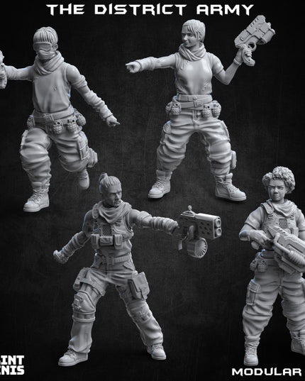 The District Army - 41 piece modular kit - Doomsday Collection
