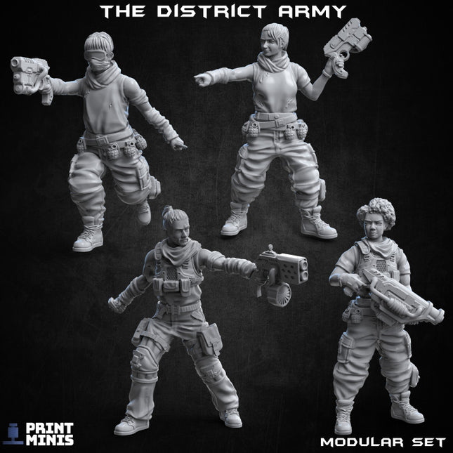 The District Army - 41 piece modular kit - Doomsday Collection