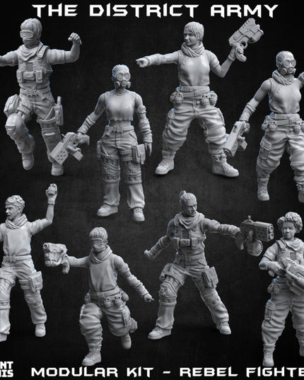 The District Army - 41 piece modular kit - Doomsday Collection