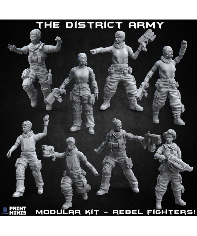 The District Army - 41 piece modular kit - Doomsday Collection
