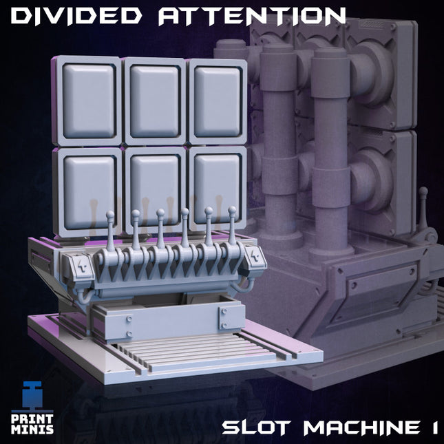Casino Games - Slot Machines x3 - Broken Chip Collection