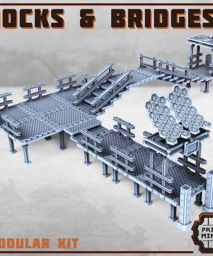 Bridges & Docks Terrain Kit