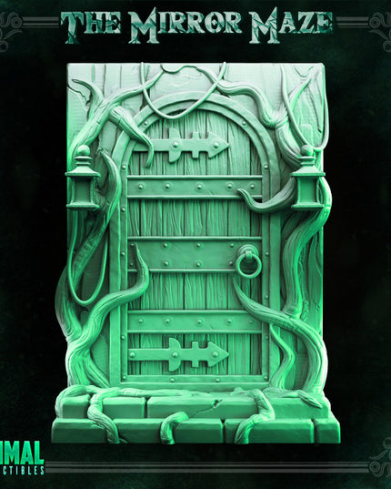 Trapdoor & Wooden door - THE MIRROR MAZE - MASTERS OF DUNGEONS QUEST