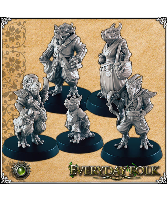 Everyday Folk / Dragonkin Commoners