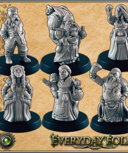 Everyday Folk / Dwarven common folk