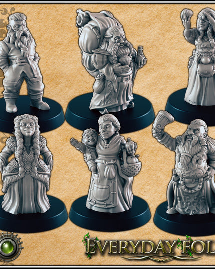 Everyday Folk / Dwarven common folk