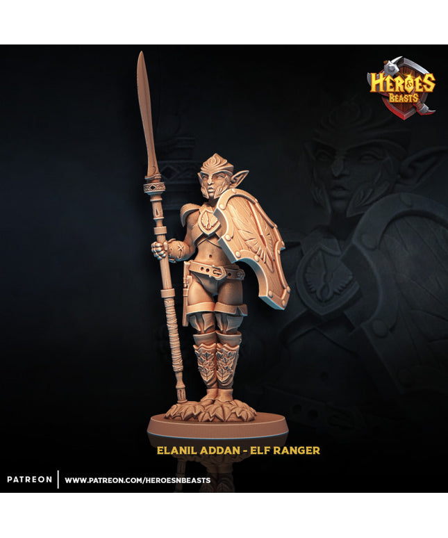 Elanil Addan - elf ranger