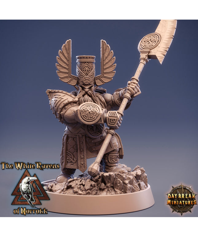 Elder Thane Rauban Slicer - The White Ravens of Norrokk