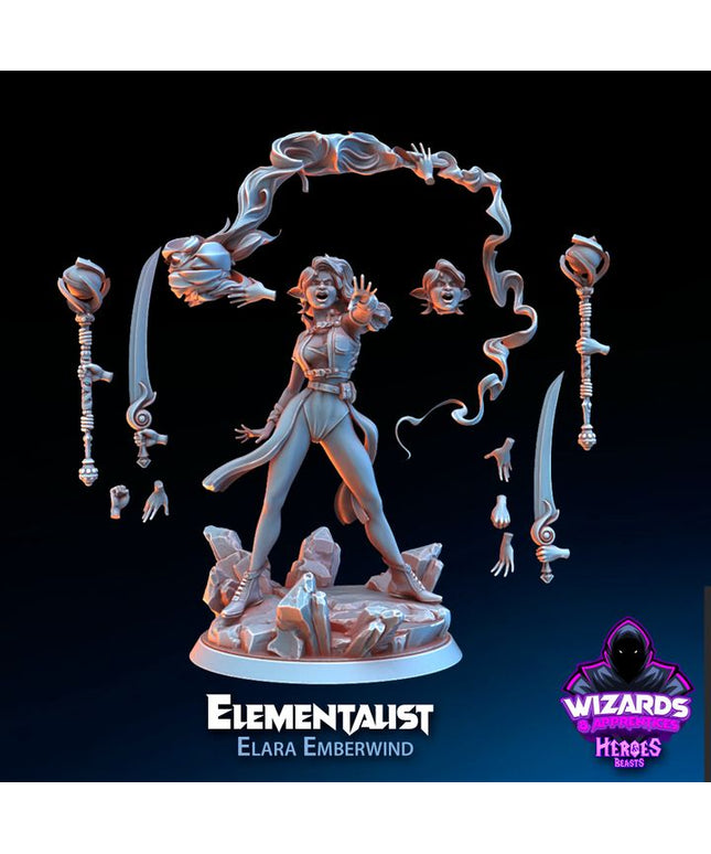 Female elf Elementalsit