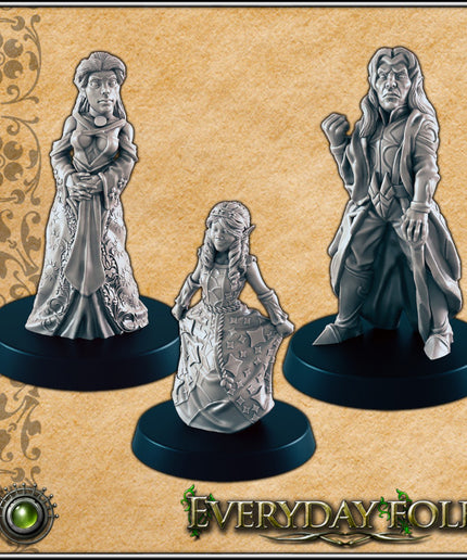 Everyday Folk / Elven Nobility