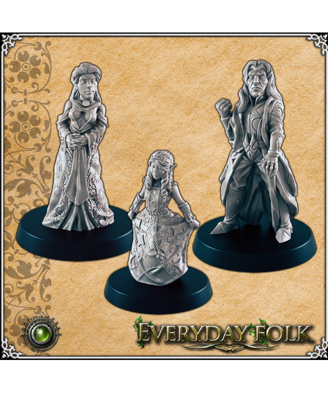 Everyday Folk / Elven Nobility