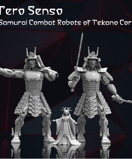 Samurai Combat Robots - Modular Minis - Tekano Corp Collection