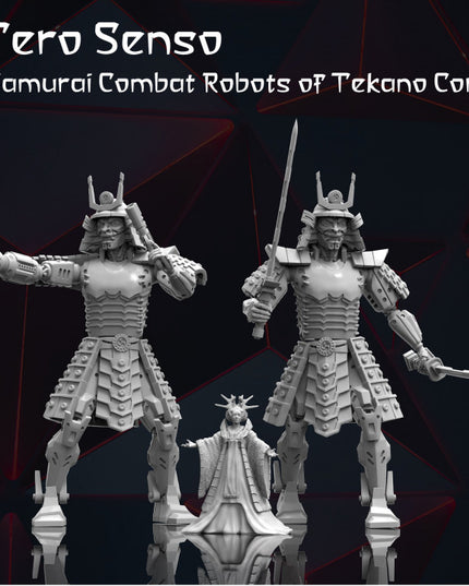 Samurai Combat Robots - Modular Minis - Tekano Corp Collection
