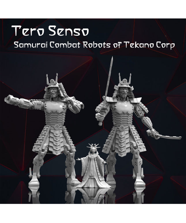 Samurai Combat Robots - Modular Minis - Tekano Corp Collection