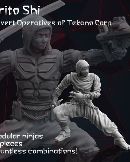Modular Sci-Fi Ninjas - Tekano Corp Collection
