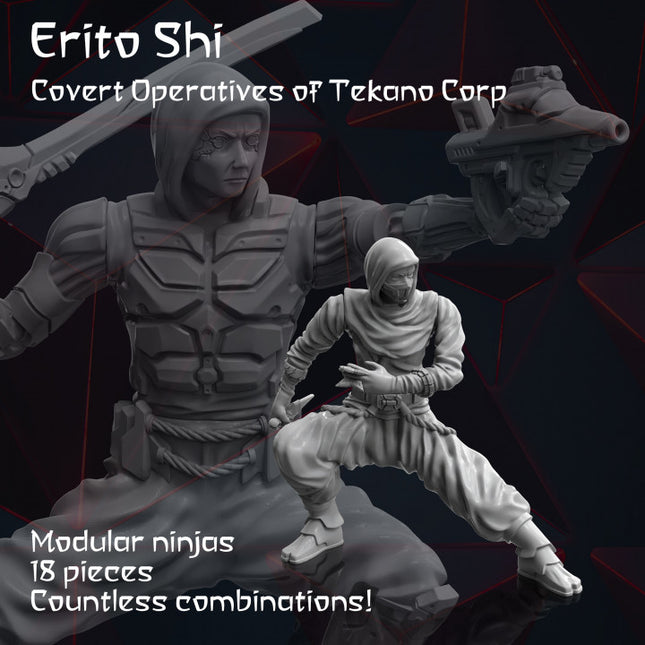 Modular Sci-Fi Ninjas - Tekano Corp Collection